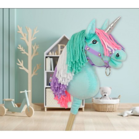 Kepphobune Ükssarvik A4 - mint, värviline lakk ja kuldne sarv