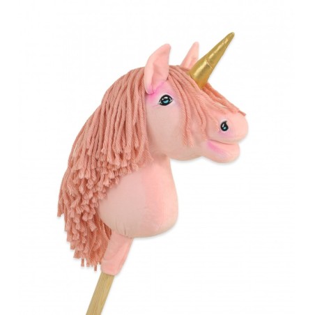 Kepphobune Ükssarvik A4 - roosa, roosa lakk ja kuldne sarv