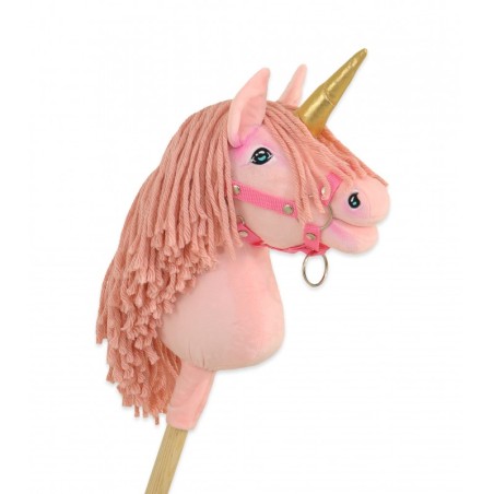 Kepphobune Ükssarvik A4 - roosa, roosa lakk ja kuldne sarv