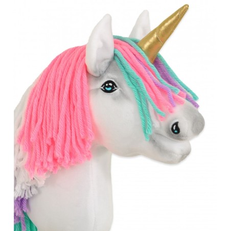 Kepphobune Ükssarvik A4 - valge, värviline lakk ja kuldne sarv