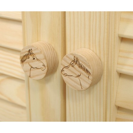 Suur topelt hobihobuste kepphobuste tall ustega