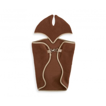 A3 hobihobuse fliistekk + kõrvad, pruun