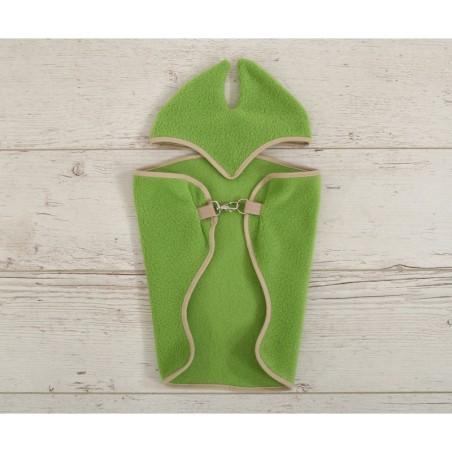 A3 hobihobuse fliistekk + kõrvad, roheline