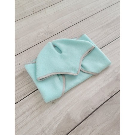 A3 hobihobuse fliistekk + kõrvad, hele mint