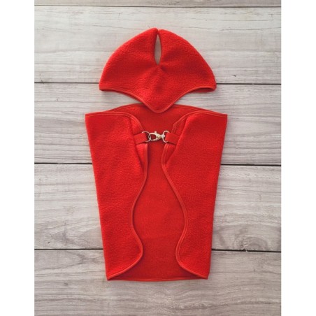 A3 hobihobuse fliistekk + kõrvad, punane