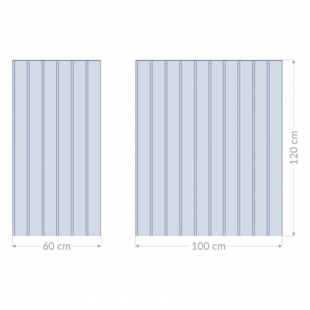 Seinakleebis paneel 60 cm, sinine