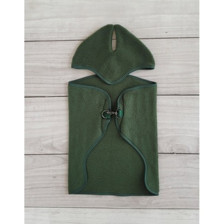 A4 hobihobuse fliistekk + kõrvad, bottle green