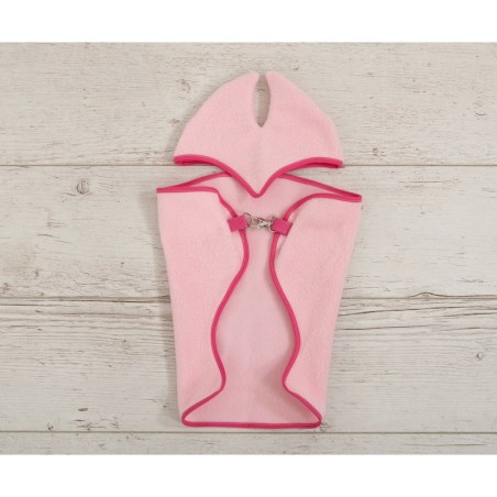 A4 hobihobuse fliistekk + kõrvad, heleroosa