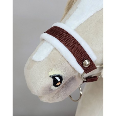 A3 hobihobuse päitsed reguleeritavad pehmendusega, pruun / valge