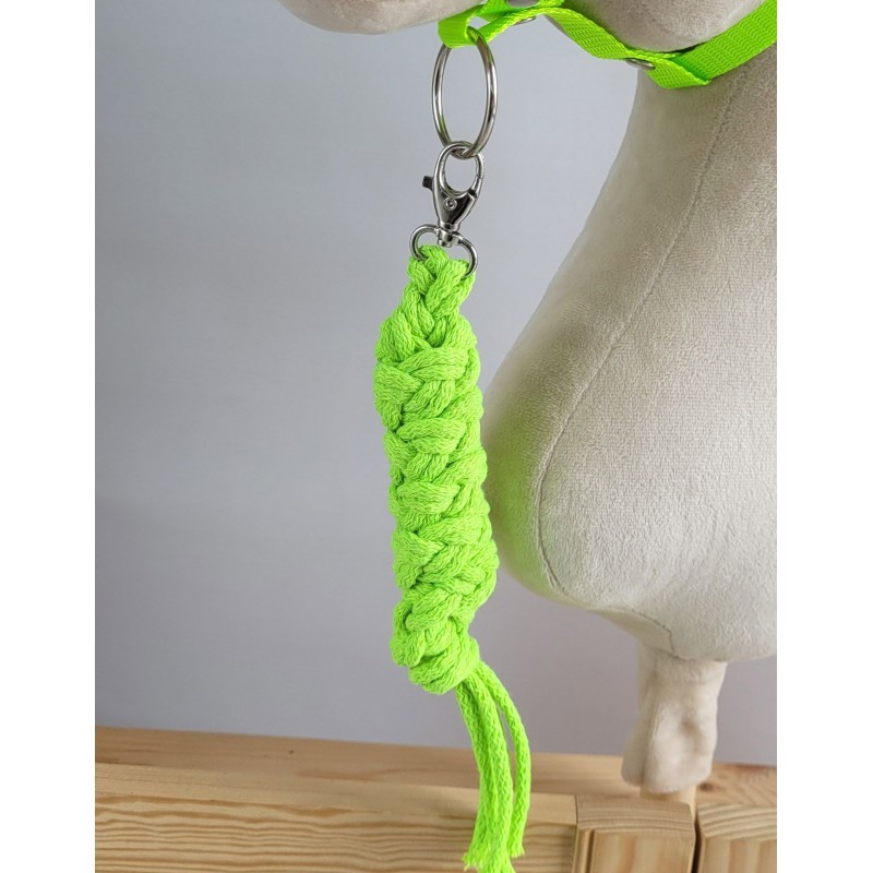 Hobihobuse punutud nöör päitsetele, neoon roheline