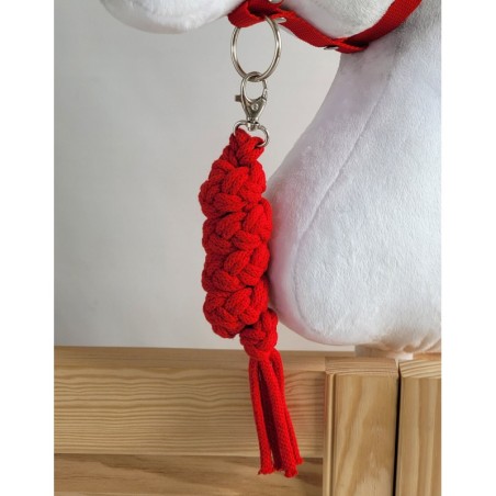 Hobihobuse punutud nöör päitsetele, punane