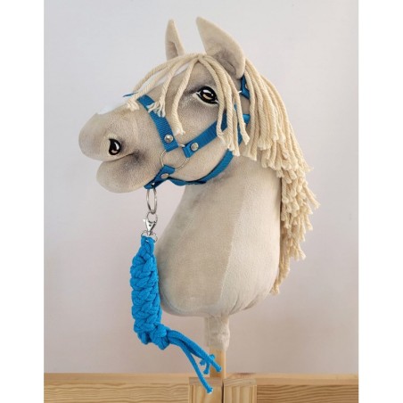 Hobihobuse punutud nöör päitsetele, türkiis