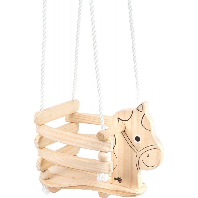 Puidust laste kiikhobune