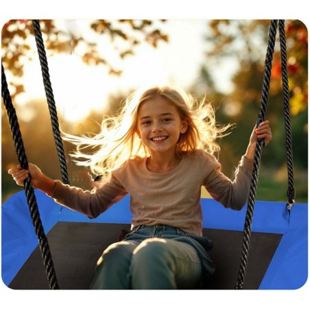 Pesakiik ristkülikukujuline 110 x 70 cm, sinine