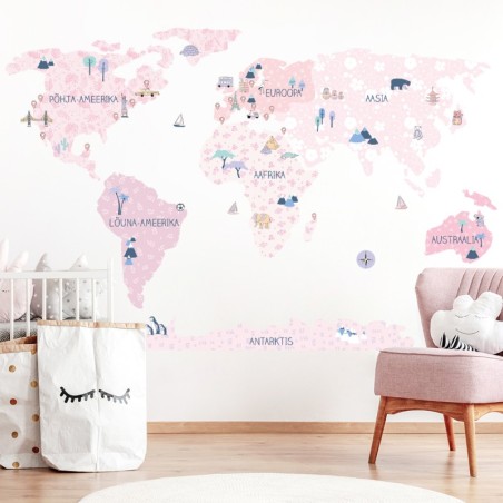 Seinakleebis Maakaart S eesti keeles, spring flower