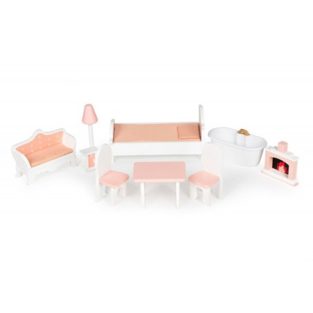 Suur nukumaja mööblikomplektiga, 3 korrust