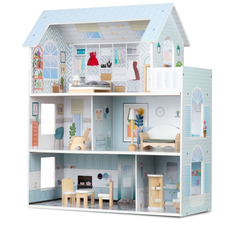 Suur puidust nukumaja 3-korruseline