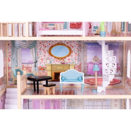 Suur puidust nukumaja, 3 korrust, 11 mööblit