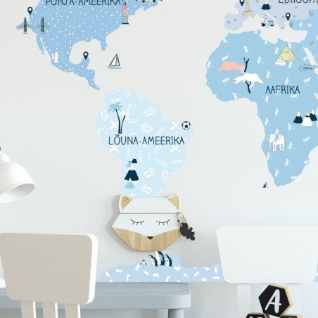 Seinakleebis Maakaart S eesti keeles, ice cold