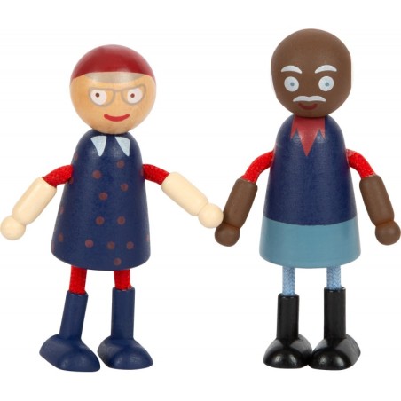 Painutavad nukkude pere koos ratastooliga