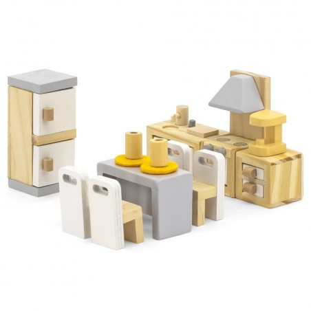 Puidust nukumaja mööblikomplekt köök-söögituba