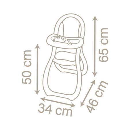 SMOBY nukkude söögitool