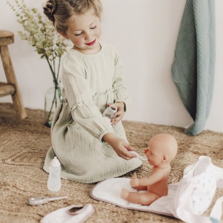 SMOBY beebi mähkimiskott + nuku tarvikud