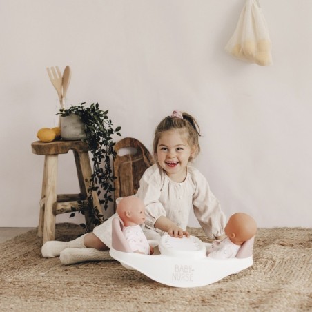 SMOBY Baby Nurse söötmistool kaksikutele nukkudele