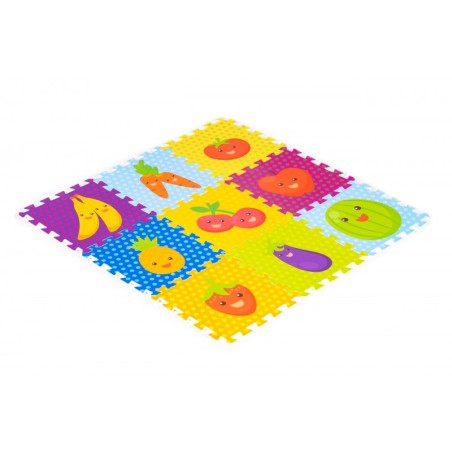 Puslematt lastele puuviljapusle 9 elementi 86x86cm