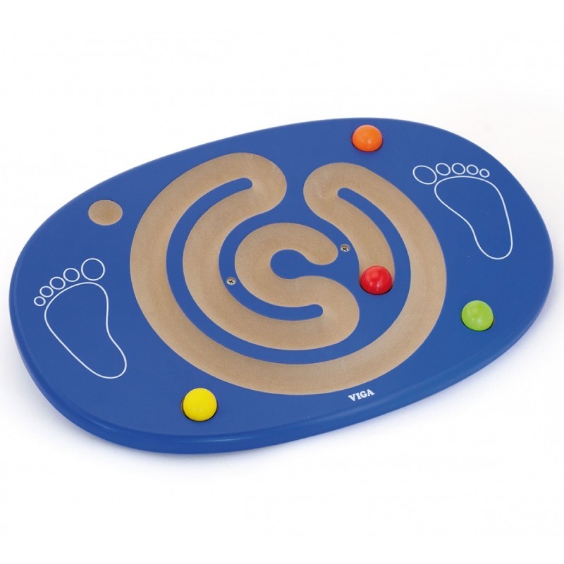 Sensoorne puidust tasakaalulaud labürindiga