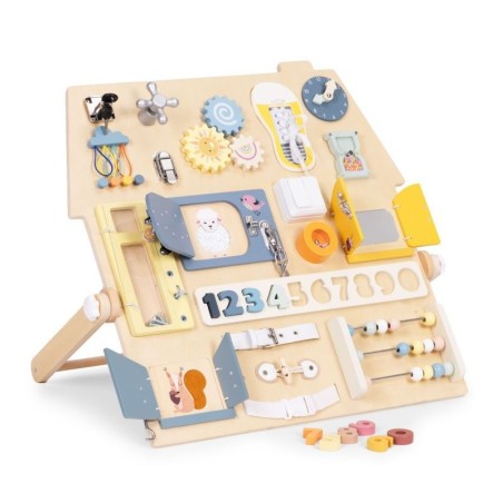 Suur puidust sensoorne tegelustahvel lastel XL