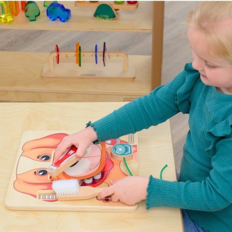 Õpetlik suuhügieeni õppetahvel lastele