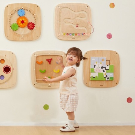 Puidust sensoorne tegelustahvel - gravitatsioon