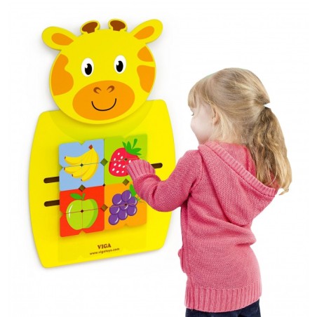 Puidust kaelkirjak tegelustahvel FSC Montessori sertifikaat