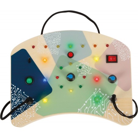 Mootori aktiivsusplaadi LED-valgustid ja lülitid