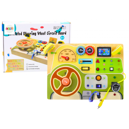 Sensoorne tegelustahvel auto, rool ja LED tuled