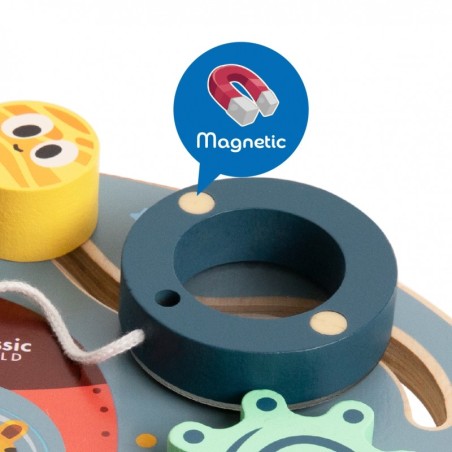 Puidust tegelustahvel 6in1 rakett