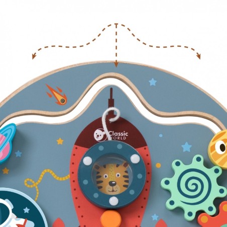 Puidust tegelustahvel 6in1 rakett