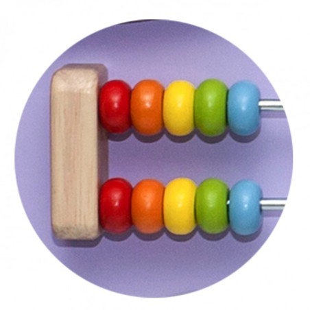 Viga Toys Montessori sensoorne tegelustahvel Hippo