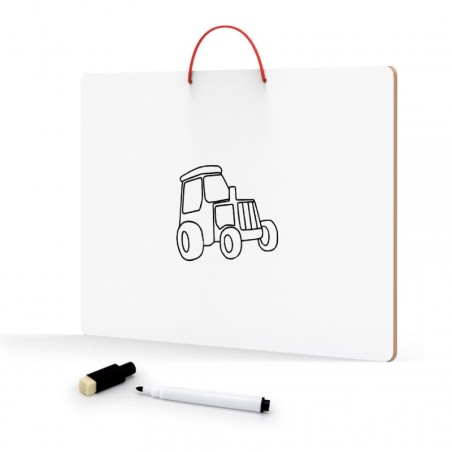 Puidust 2in1 magnet maailmakaart ja joonistustahvel