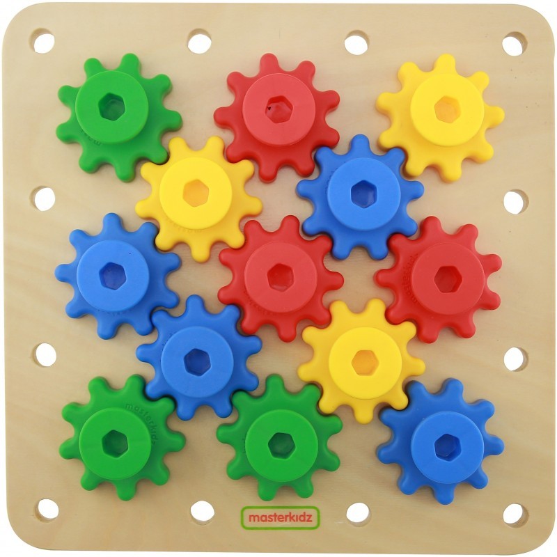 Hammasrattad. Looge oma mehhanism. Tahvel Masterkidz Montessori