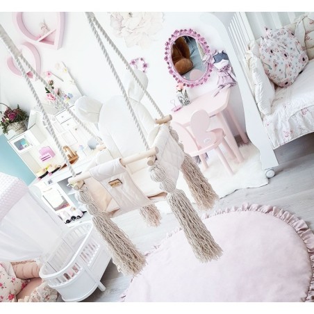 Beebikiik, velvet, Vintage Beige