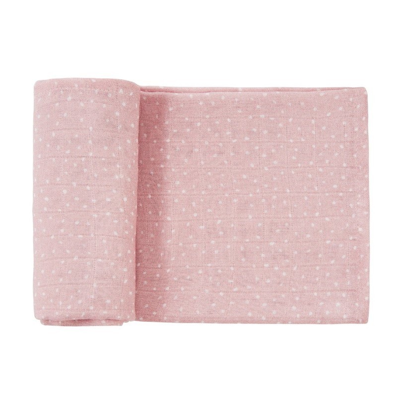 Bambus mähkimistekk 120x120 cm, Stones pink