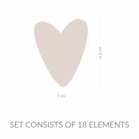 Seinakleebised Südamed, 19 tk