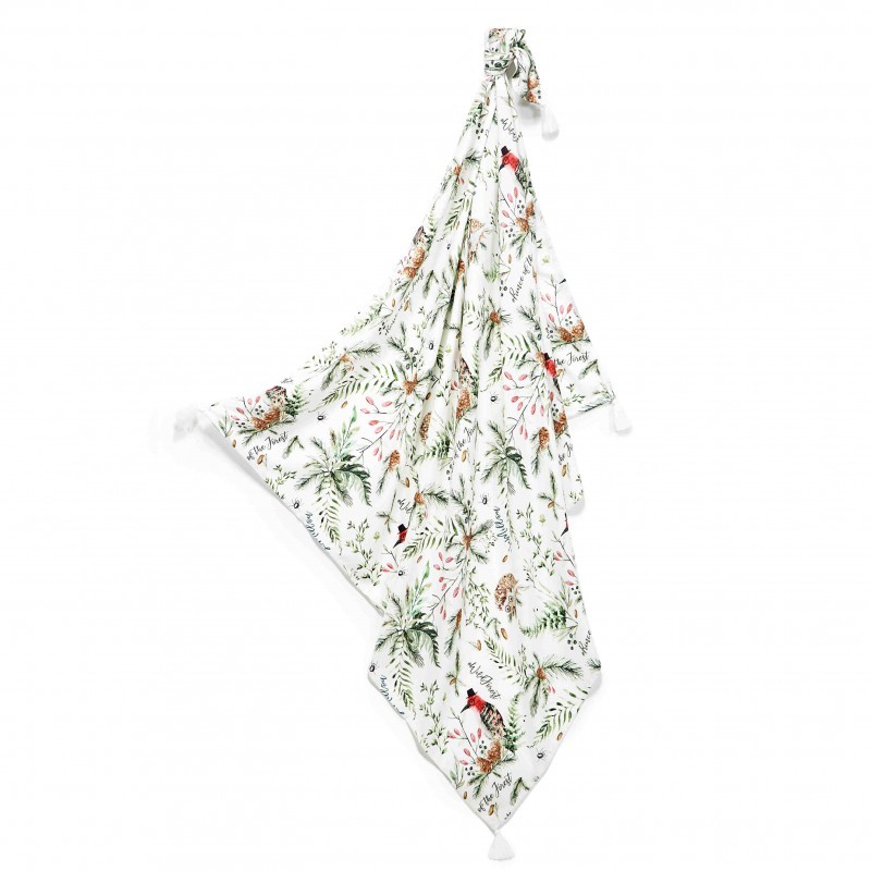 Bambus õhuke tekk 100x120 cm, forest