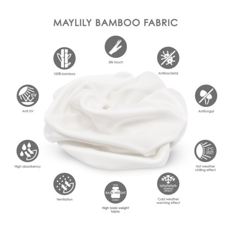 Bambus mähkimistekk 120x120 cm, hirved