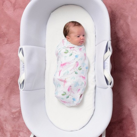 Bambus mähkimistekk 120x120 cm, heavenly birds