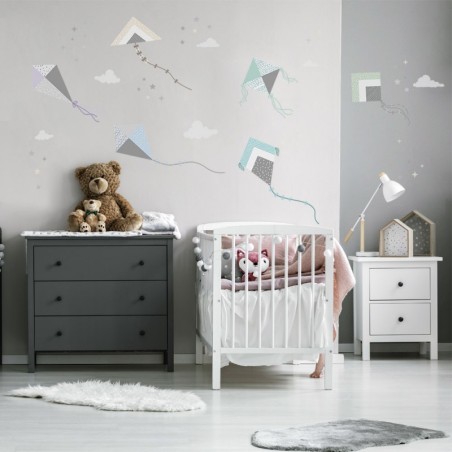 Seinakleebis tuulelohed sinine