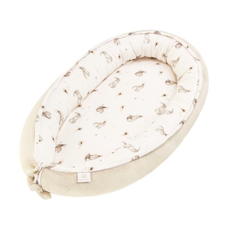 Premium beebipesa, bambus, bunnies/beež