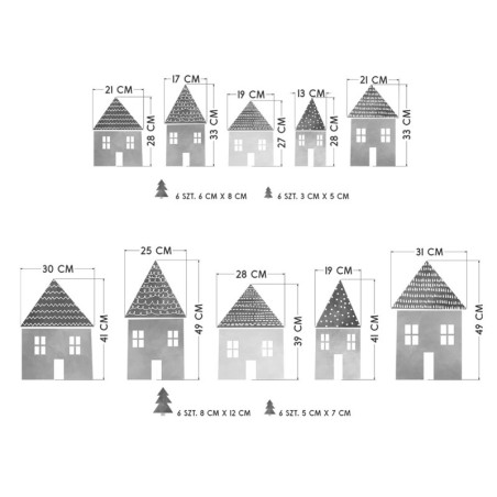 Seinakleebised hallid majad XL